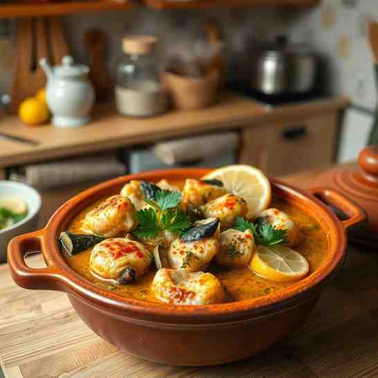 Croatian Brudet - Fish Mediterranean Recipe